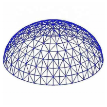 Melhor qualidade design grátis cúpula telhado aço de estrutura de estrutura